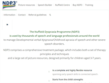 Tablet Screenshot of ndp3.org